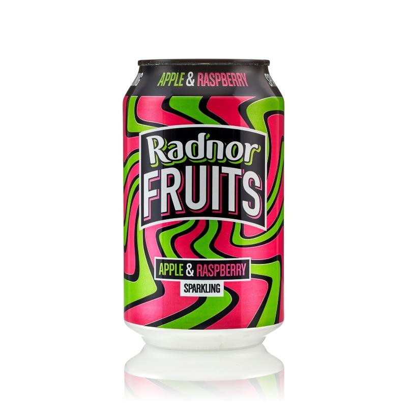 Radnor Fruits Apple & Raspberry Cans 330ml