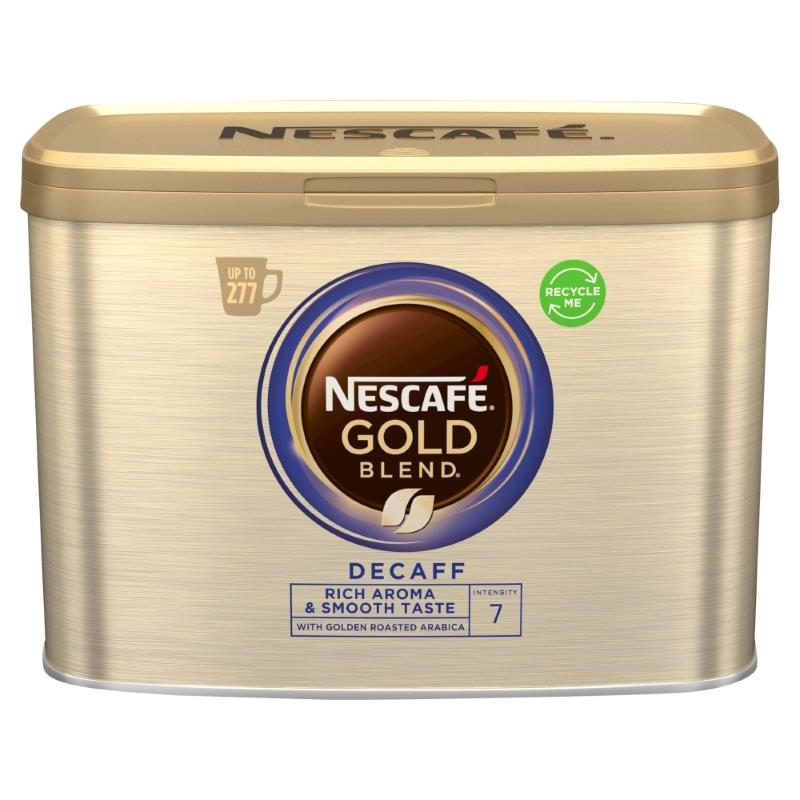 Nescafe Gold Blend Decaf Instant Coffee 500g Tin