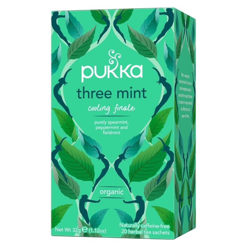 Pukka Three Mint Green Tea Bags 20’s