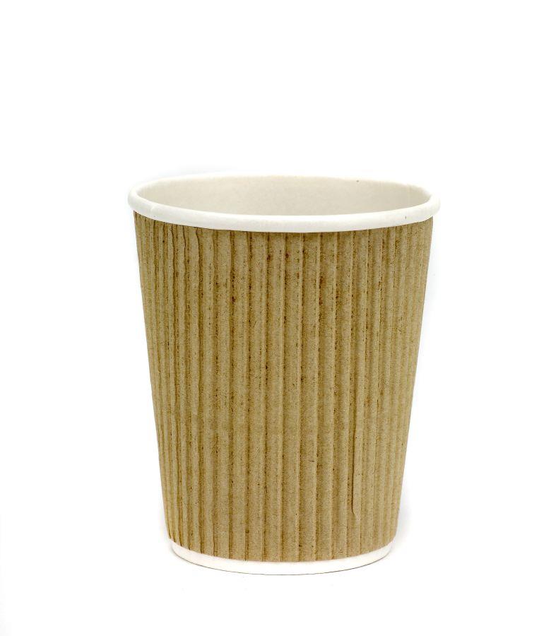 Kraft Ripple Cups - 8oz