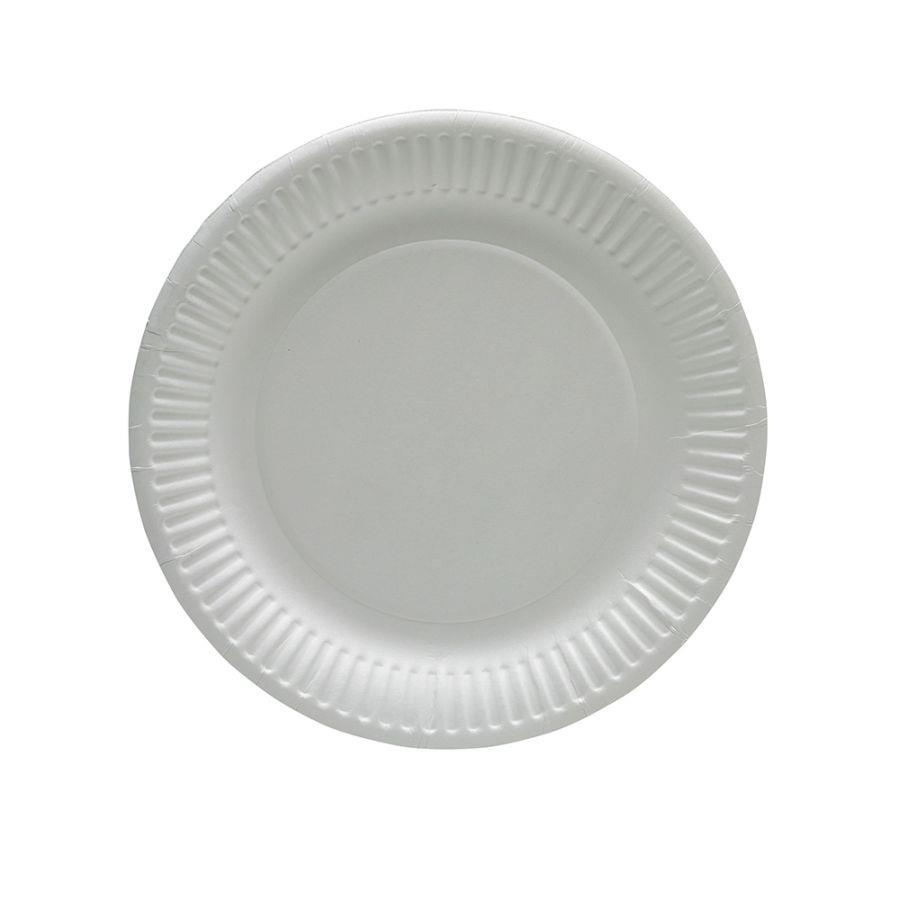 7" White Paper Plates