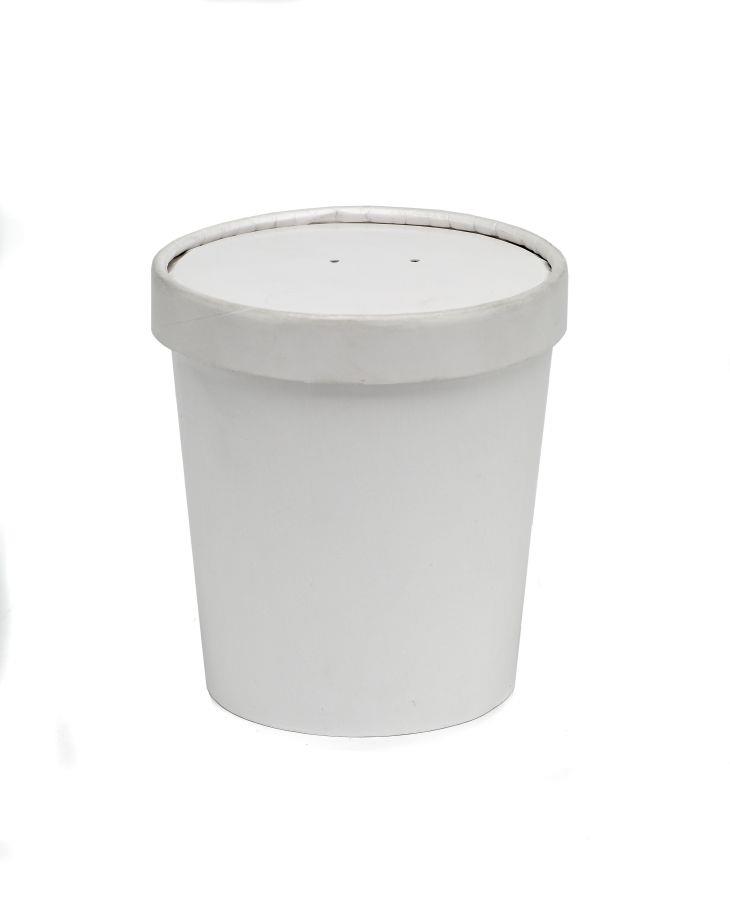 Paper Soup/Food cups & lids - 12oz