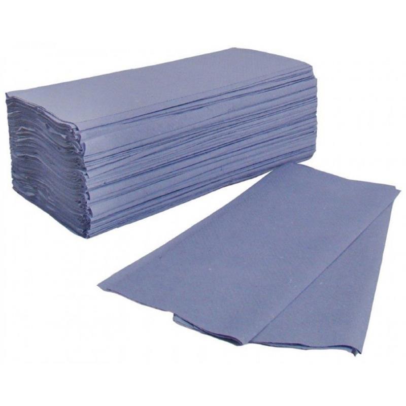 Blue 1ply C-Fold Hand Towels